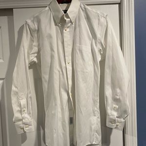 Kirkland Mens White Button Up 15 Neck x 32 Sleeve